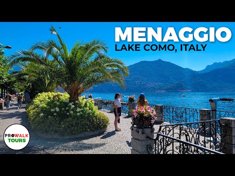 Menaggio Walking Tour - Lake Como, Italy - 4K|UHD with Captions
