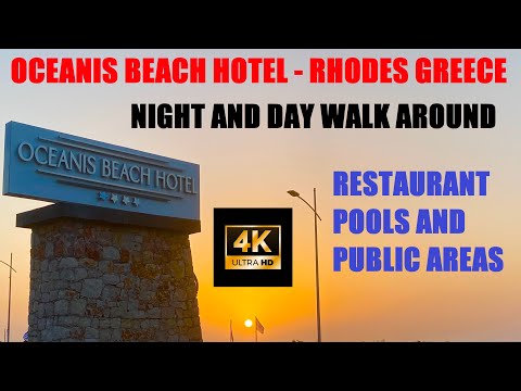 Oceanis Beach Hotel Rhodes Greece Walk Around 2022