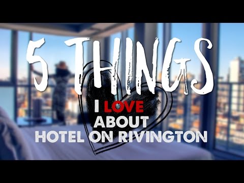 Luxury Hotel Review: Hotel on Rivington - Amazing Views of New York City!