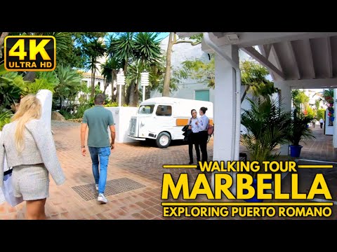Marbella -  Inside Puente Romano-High End Beach Resort - Spain,Malaga May 2022[4K]