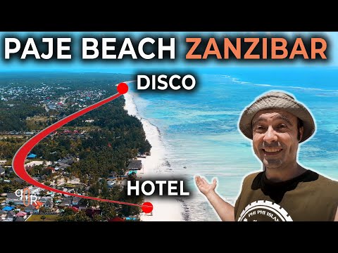 Paje Beach Zanzibar Island 4K