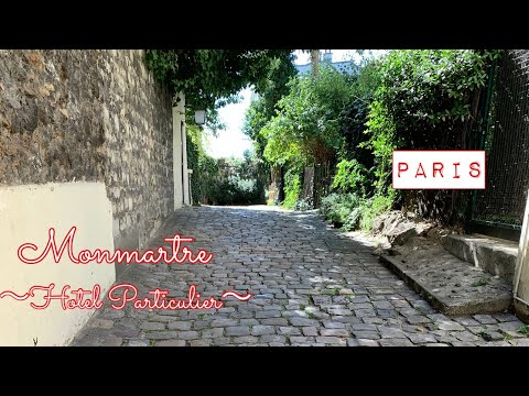 [PARIS] Hotel Particulier|モンマルトルの隠れ家テラス Unforgettable terrace in Montmartre|