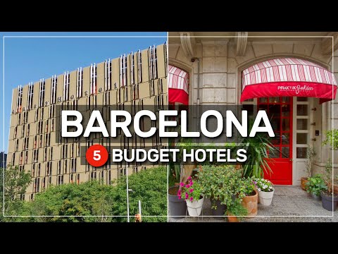 ➤ 5 top BUDGET hotels in BARCELONA 🏨 #018