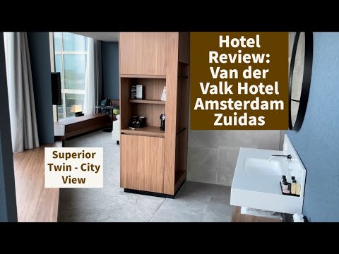 HOTEL REVIEW | Van der Valk Hotel Amsterdam Zuidas | Superior Twin - City View (4K UHD)