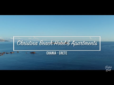 Christina Beach Hotel 4K CHANIA Nea Chora Greece August  2021