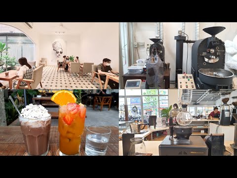Ollin cafe quận 7: Rộng, Đẹp, Thiết kế hiện đại, Rất nhiều bạn trẻ đến uống nước và làm việc