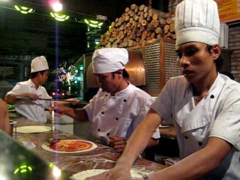 Making Pizza in Saigon / Ho Chi Minh City, Vietnam - Scoozi Pizza Restaurant