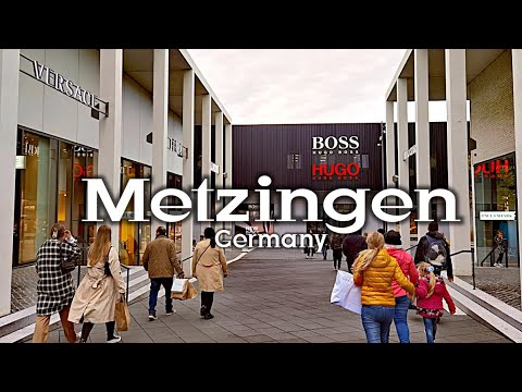 Metzingen Outlet City Germany travel guide / walk in the city / walking tour