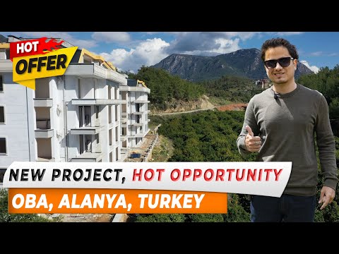 HOT investment opportunity in a new project in OBA, Alanya, Turkey