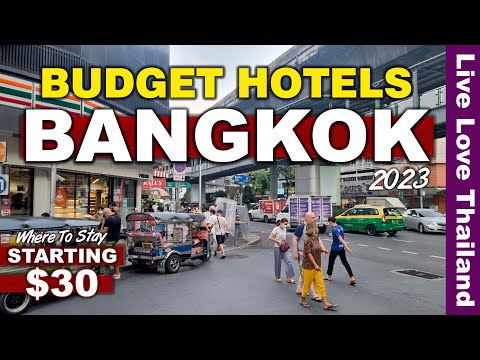 Budget Hotels To stay In BANGKOK | Under $30 Per Night | Sukhumvit 2023 #livelovethailand