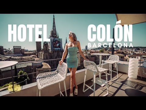 Hotel Colón, Best Rooftop View To Barcelona Cathedral |4k Full Tour