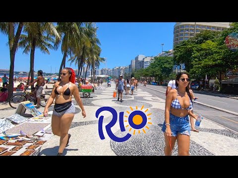 Copacabana Rio de Janeiro, Brasil - Avenida Atlantica | Video Walk