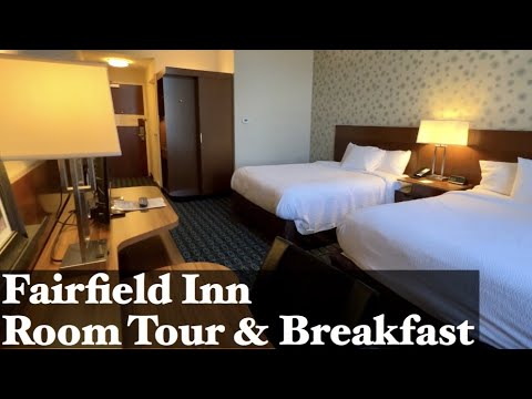 Fairfield Inn Breakfast and Hotel Room Tour