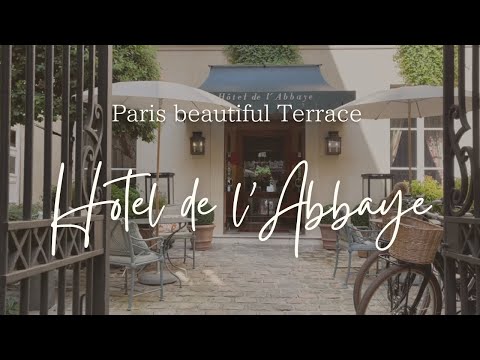 [PARIS] Hotel terrace |ホテルの中庭テラスin Saint Germain-des-Prés