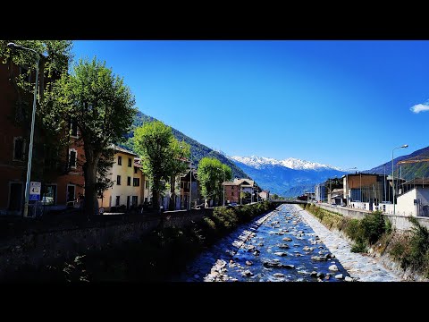 Walking around Tirano! The crossroad between Italy & Switzerland ! 2022 Crocevia delle Alpi!❤️🇨🇭🇮🇹