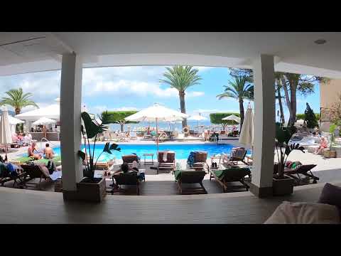 Majorca Beach hotel Melia Cala Blanca Hotel Palma Nova walking tour 4K pool Area ✨ INNSiDE hotel ✨