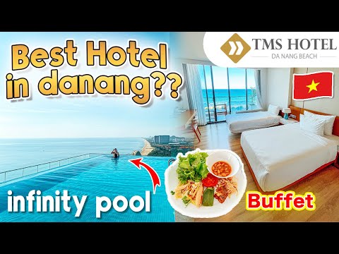 The Best Hotel in Da Nang Vietnam (2023)🇻🇳 TMS Beach Hotel Review (infinity pool+Ocean view+buffet)