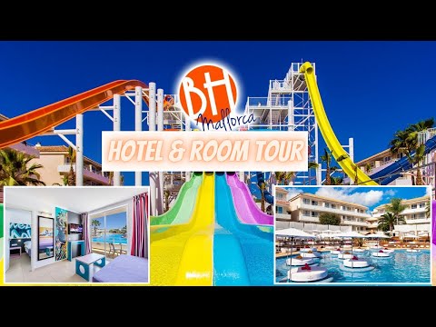 BH MALLORCA - Hotel & Room Tour - Water Park - Pool Party - Island Beach Club - Majorca, PARTY HOTEL
