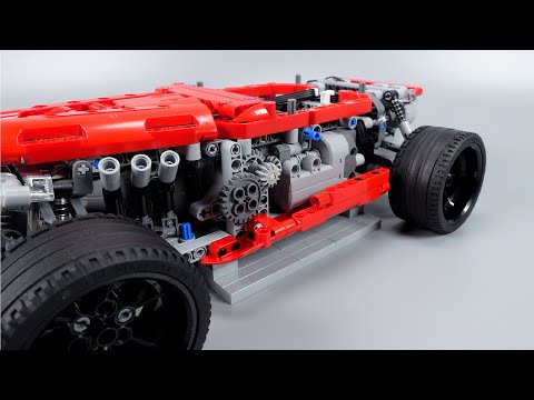 Lego RC Car with Gearbox & Clutch