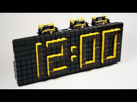 3D Digital LEGO Clock - Time Twister 4